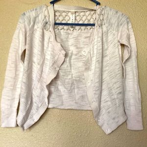 A little white sweater